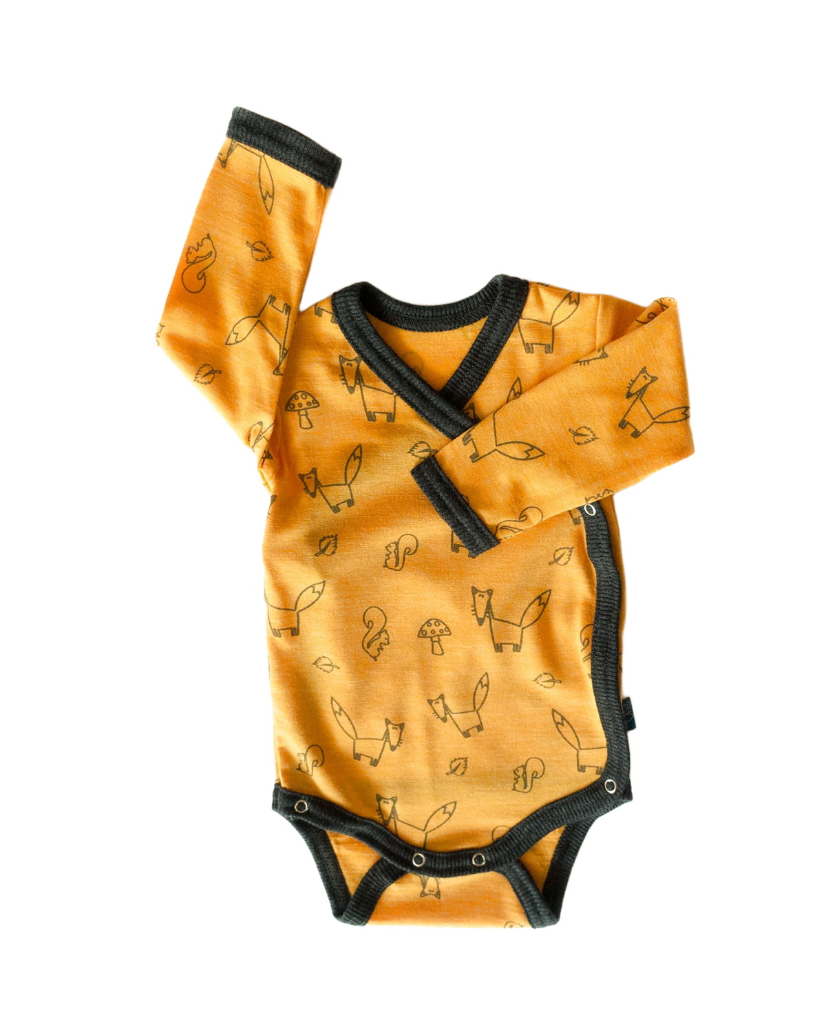 Glückskind Baby Wickelbody, langarm